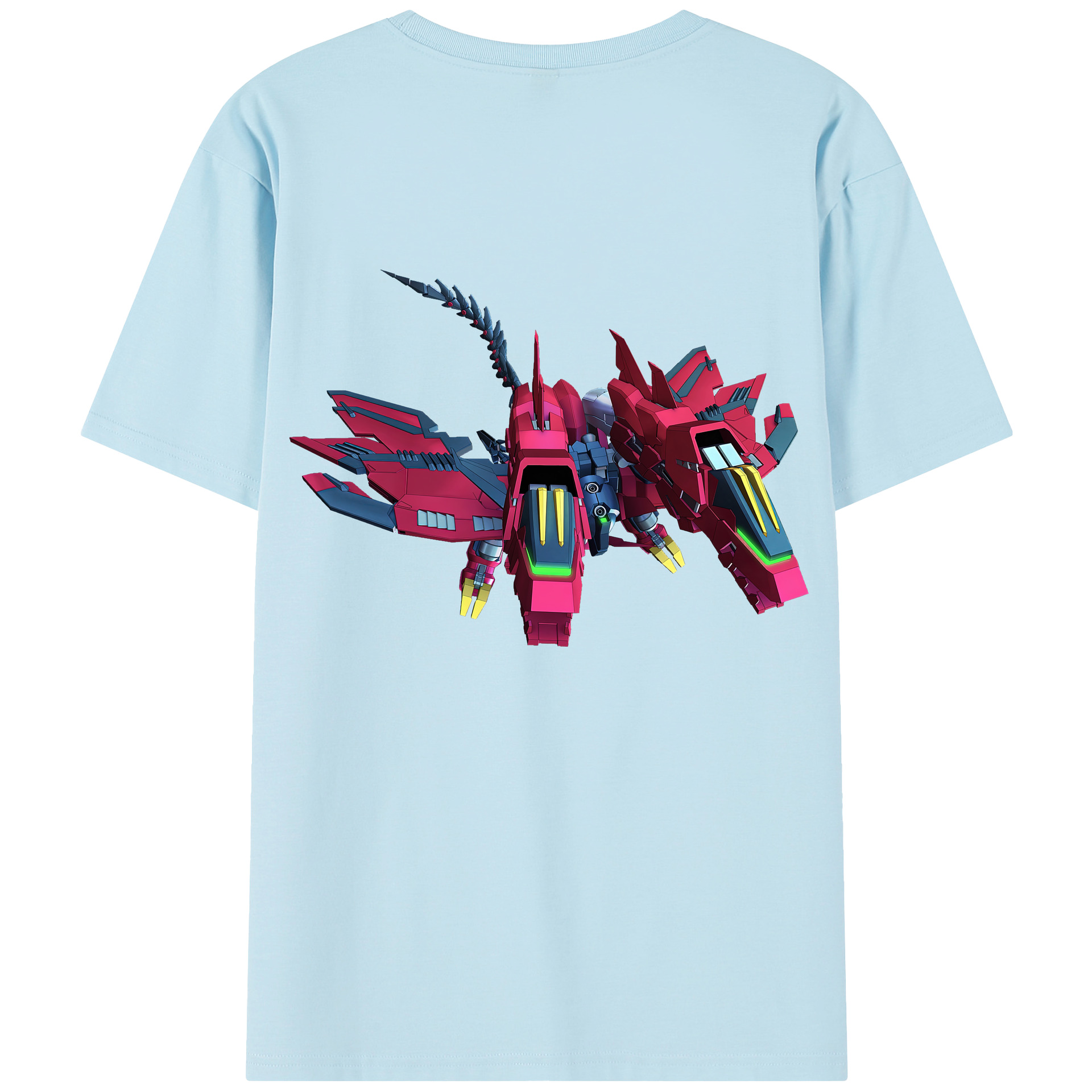 （画像用） 機動戦士ガンダム Mobile Suit Gundam 綿100％半袖Tシャツ（背面プリント）